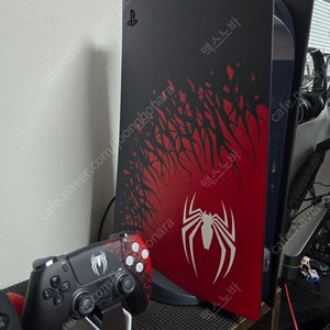 PS5 스파이더맨 에디션+패드 충전기+펄스 헤드셋+게임 7종 일괄 판매합니다.