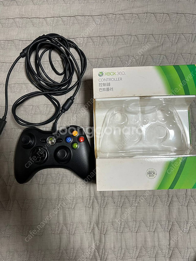 XBOX 360 정품 유선 컨트롤러 패드 판매--1