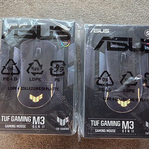 ASUS TUF M3 GEN II 정품 마우스 2개