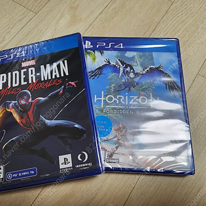 PS4 스파이더맨, 호라이즌 새거 2개 4만원