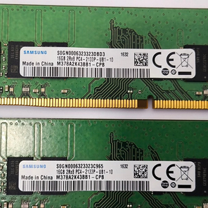 삼성 DDR4-2133 16기가 2개 동일주차 판매합니다