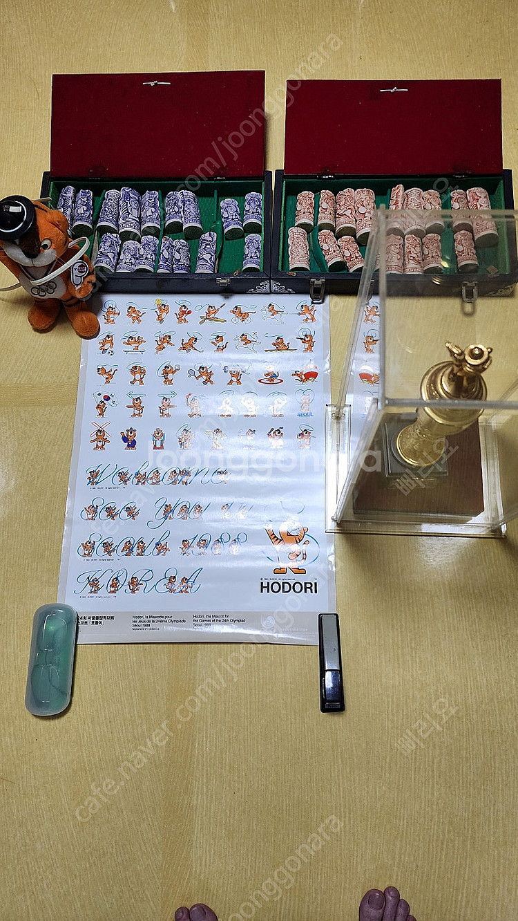 서울올림픽 성화상 및 김현디자이너의 종목별 호돌이 포스...--0