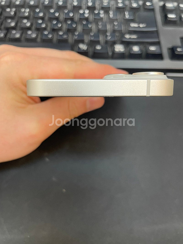 아이폰14 화이트 128GB 배터리89% 상태좋은 중고...--3