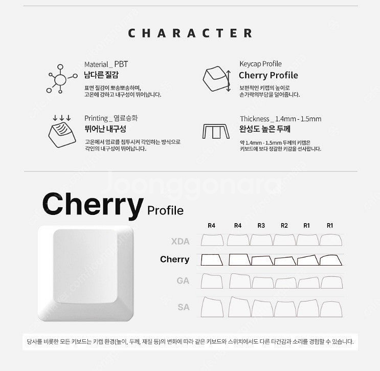 그루브스톤 GS104R 어린왕자 키캡(체리식) 판매--2