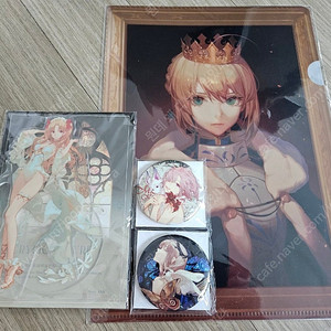 Ask fgo 일러스트 아크릴스탠드, 캔뱃지, 클리어파일 일괄 4.5