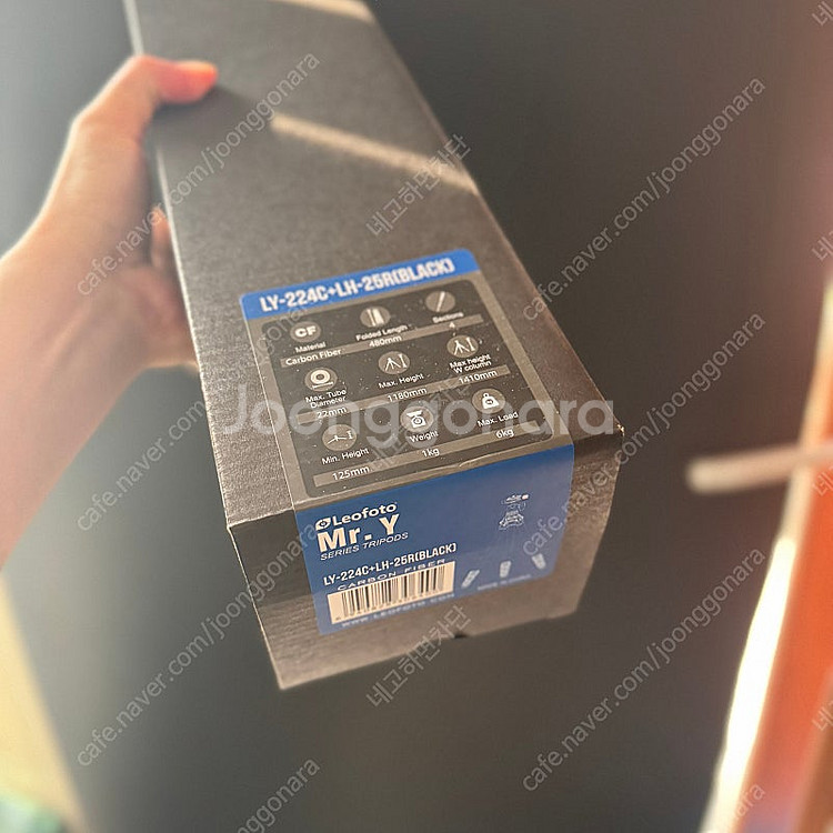 레오포토 삼각대(Black) LY-224C+LH-25R 미개봉--1