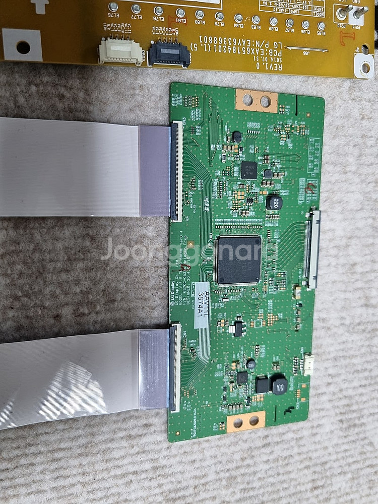 LG 60인치_LG_60UB8500 에서 분리한 메인보...--3