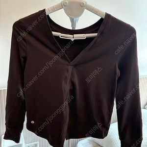 룰루레몬 트임 롱슬리브 브라운