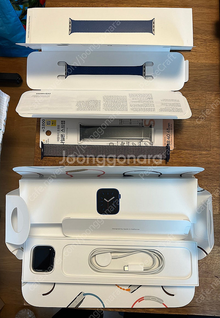 애플워치6 40mm 셀룰러(LTE) 블루--0