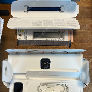 애플워치6 40mm 셀룰러(LTE) 블루