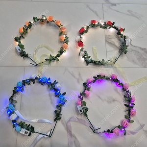 LED 화관 머리띠 파티용품 일괄(새상품)