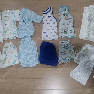 유아동 여름 반팔 나시 실내복 속옷 90사이즈 총 22pcs 일괄