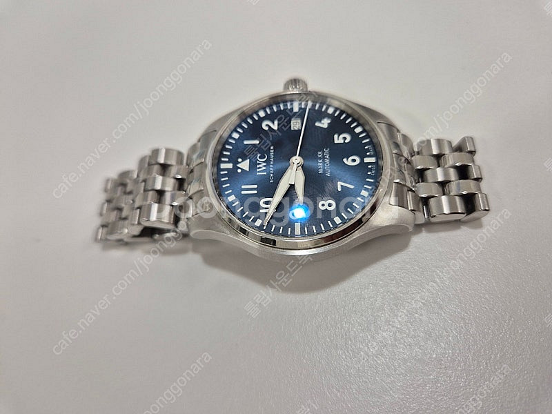 IWC Mark XX 마크 20 청판 브슬+러버+가죽--1
