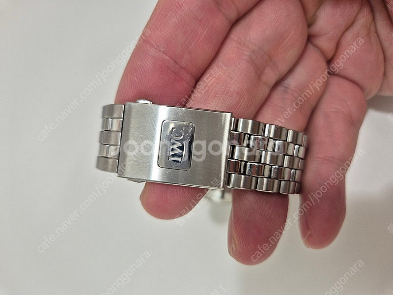 IWC Mark XX 마크 20 청판 브슬+러버+가죽--6