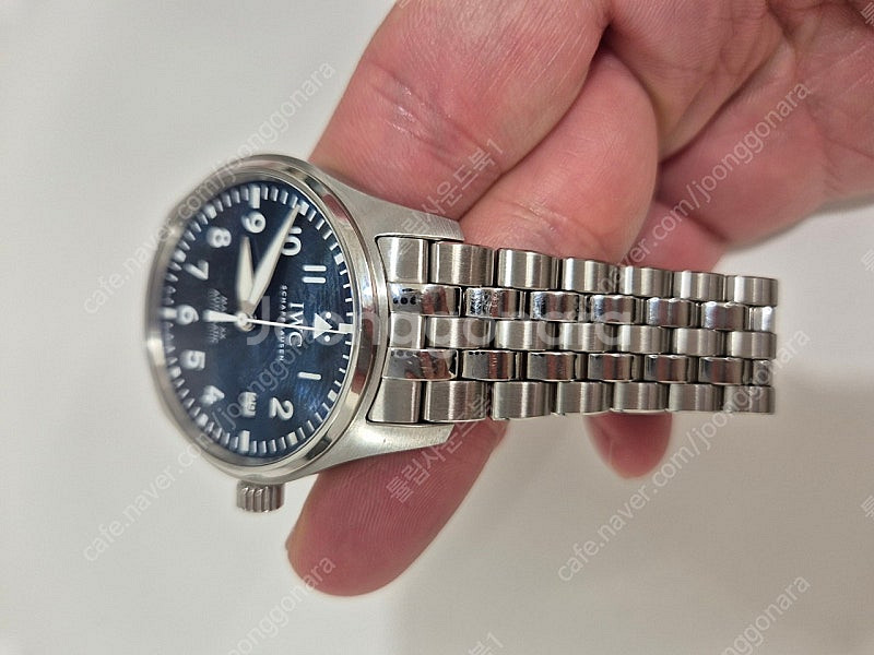 IWC Mark XX 마크 20 청판 브슬+러버+가죽--7