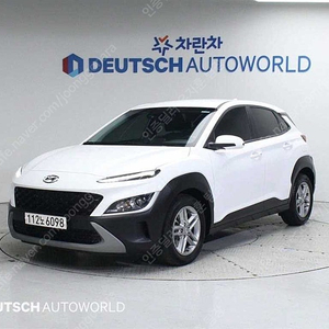 현대 코나 중고 더 뉴 코나 중고자동 흰색 2022년식 83,467km 가솔린 1.6 터보 2WD 스마트 중고자동차