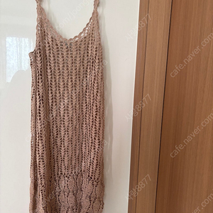 써스데이아일랜드 크로쉐 크로셰 뜨개 레이어드 아일렛 슬리브리스 나시원피스