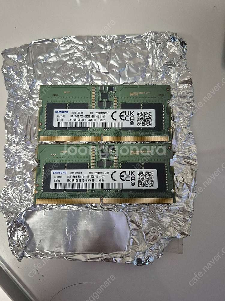 삼성 DDR5 5600 노트북램 8GB 판매(1.3만원...--0
