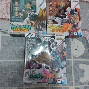 Shf 나의히어로아카데미아 미도리야 바쿠고 옵션 미개봉 판매