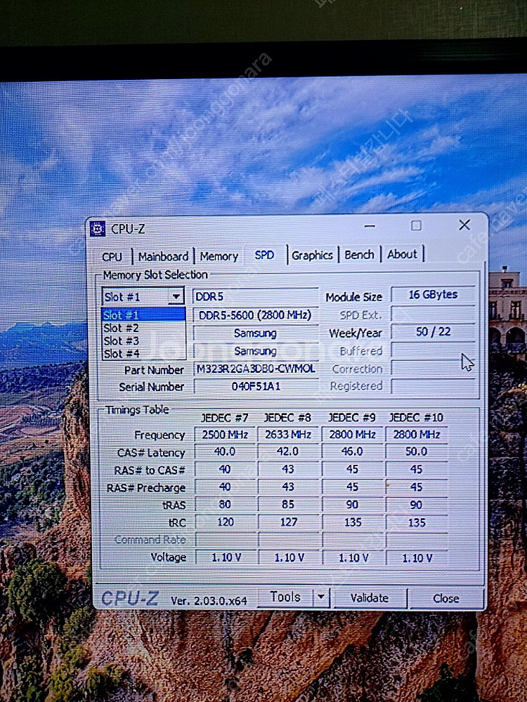 삼성 ddr5 pc5600 16g 두개--1