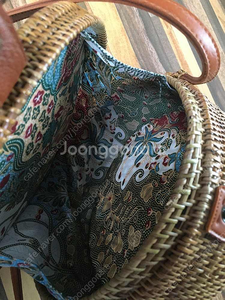 새거ㅡ 라탄 양면백 가방--2