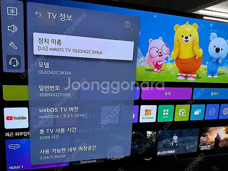 LG OLED EVO TV 겸 모니터 42C3 KNA ...--2