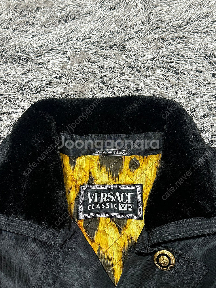 베르사체 클래식 V2 미니프 레오파드 자켓 48--2