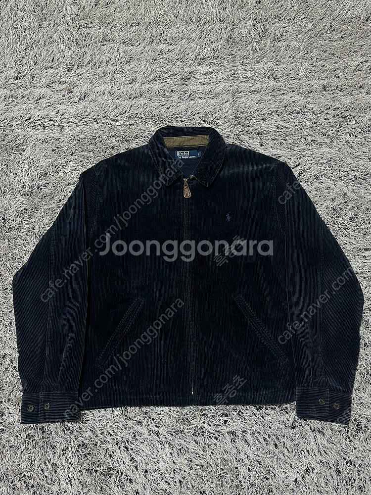 폴로 랄프로렌 90s 코듀로이 스윙탑 자켓 네이비 L--0