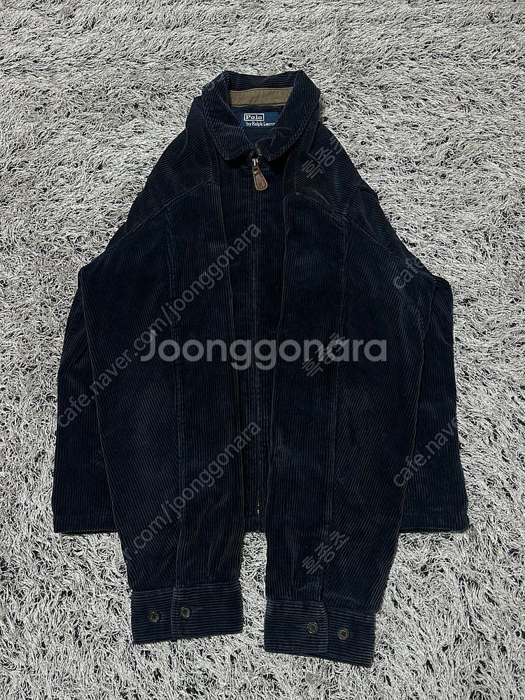 폴로 랄프로렌 90s 코듀로이 스윙탑 자켓 네이비 L--5