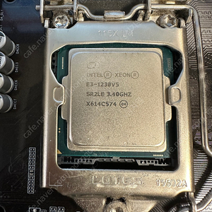 인텔 제온 E3-1230V5 CPU + ga x150m pro ecc
