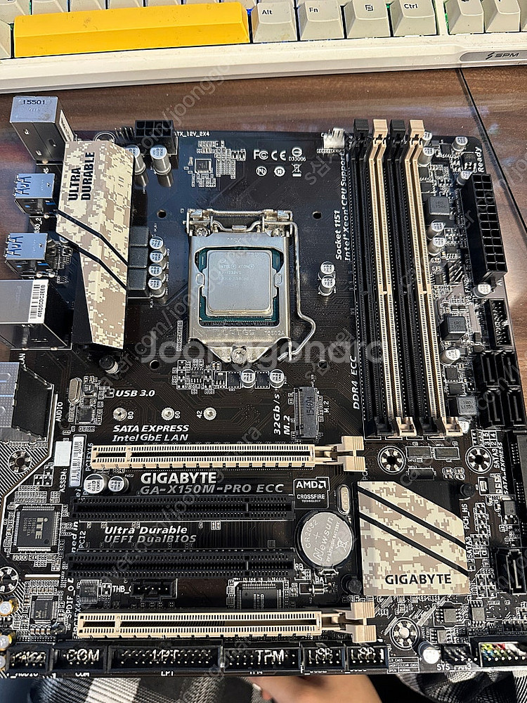 인텔 제온 E3-1230V5 CPU + ga x150m...--1