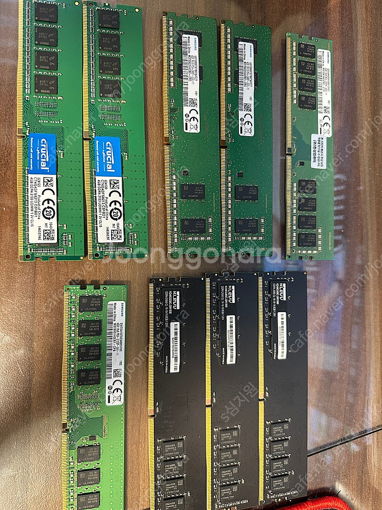 삼성, 마이크론, 클래브 등등 ddr4 램 모음--0