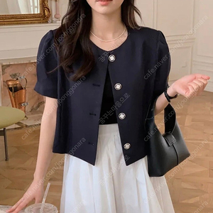 쇼퍼랜드 썸머 퍼프 자켓 블랙