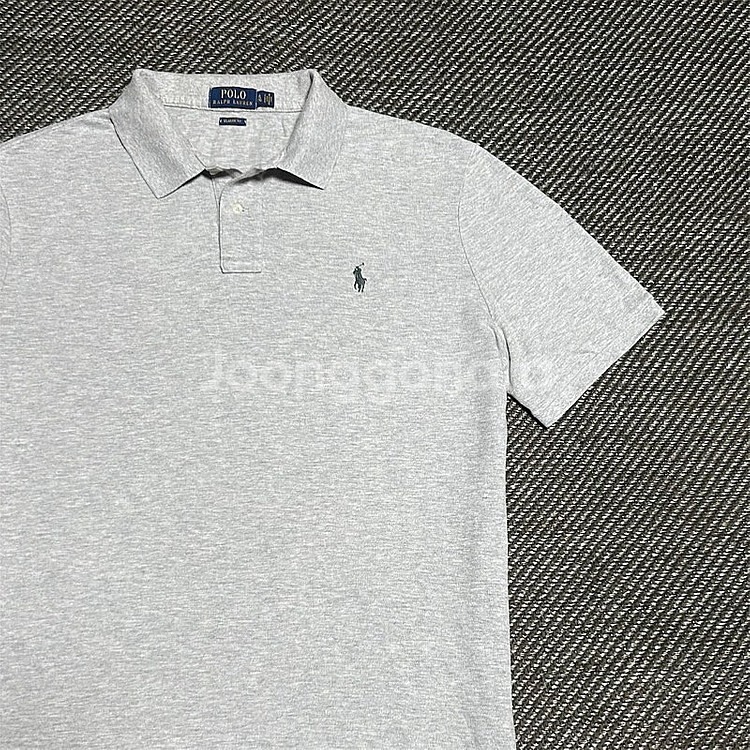 Polo 폴로 랄프로렌 신형 클래식핏 그레이 반팔 카라...--1