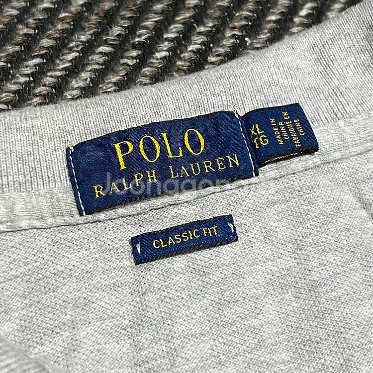 Polo 폴로 랄프로렌 신형 클래식핏 그레이 반팔 카라...--4