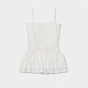 마그넷 Double Pin Tuck Top (White) 새상품