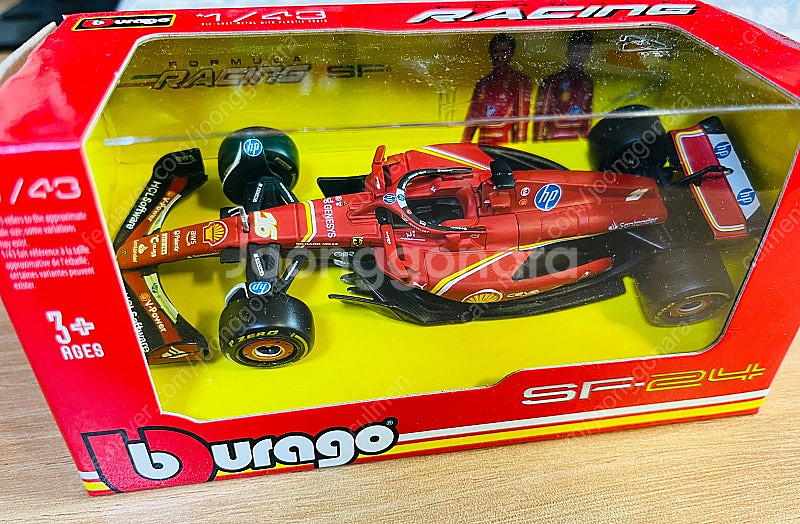 burago 22시즌 페라리 F1-75 16 르끌레르,...--0