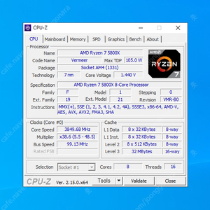 5800x, B550, 16G(8gx2) 판매합니다!!