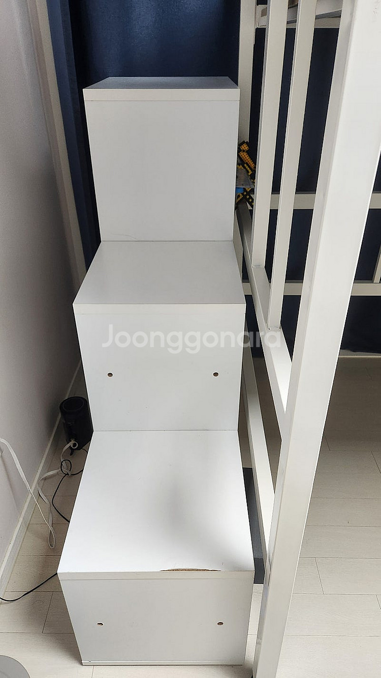플라망 SS 업다운 높이조절 철제 벙커침대 (화이트 수...--2