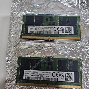 노트북 메모리 저렴하게 판매합니다. PC5-5600B 32GB