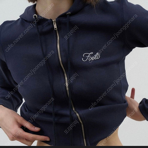 foeto 포에토 ave slim hoody 아베 슬림 후디(네이비) 택.포