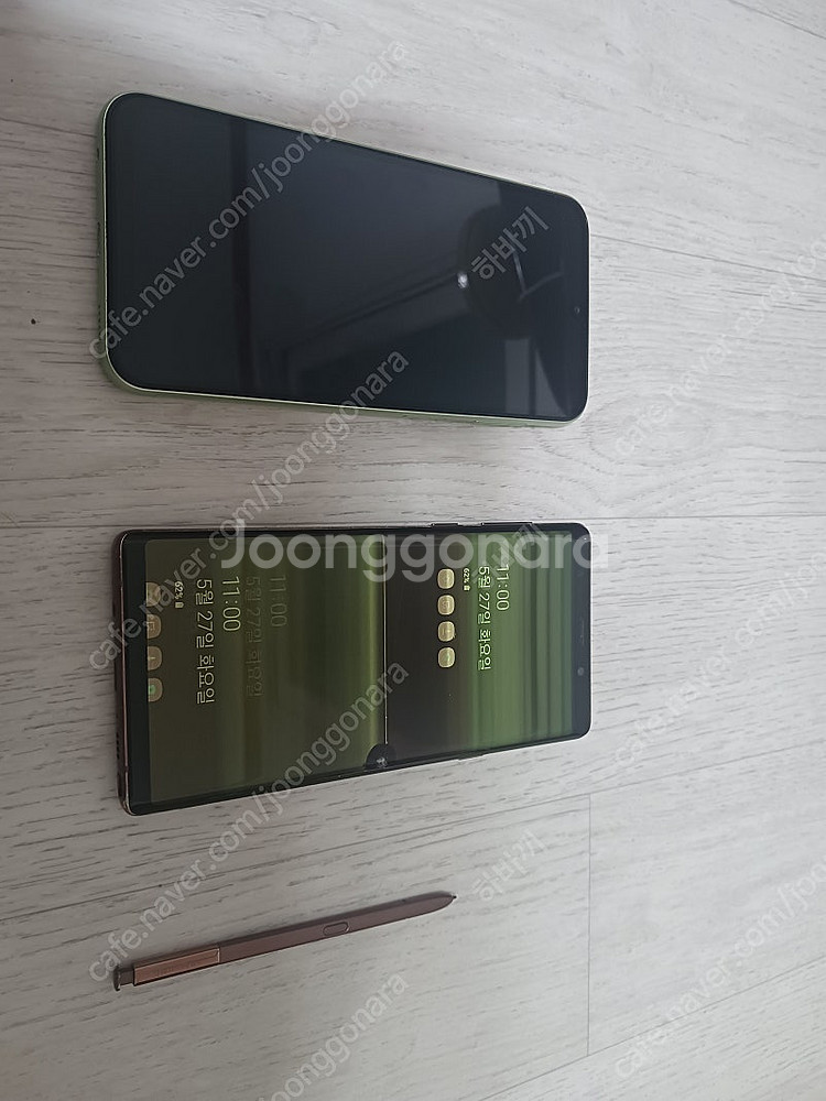 갤럭시 노트 9 액정 유리파손고장품. 갤럭시a 침수 택...--0