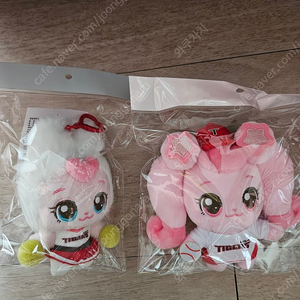 기아 타이거즈 하츄핑 티니핑 깡총핑 키링 새상품