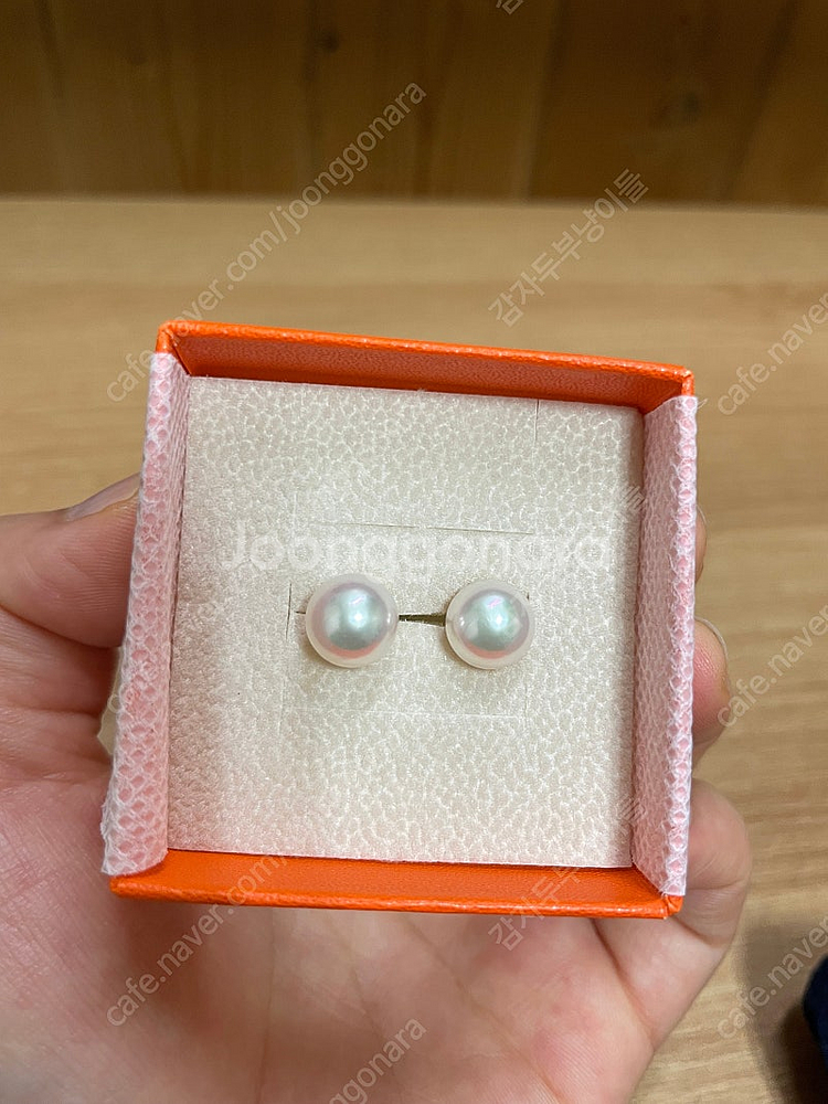 14k 진주귀걸이--0