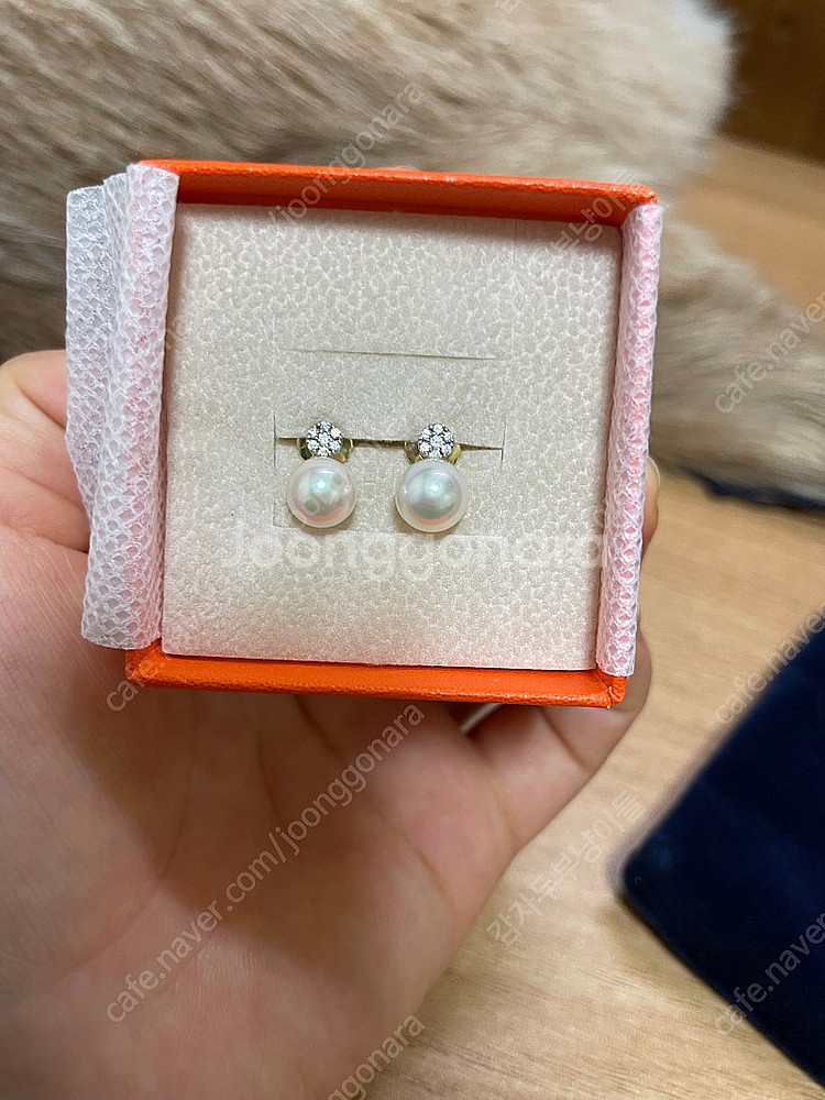14k 진주귀걸이--2