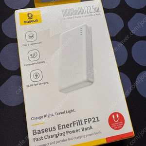 baseus 베이스어스 10000mah 22.5w 고속충전 보조배터리