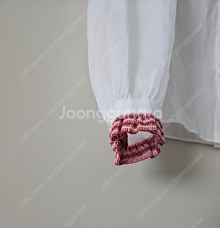 JUPE BY JACKIE 프릴오간자 셔츠--3