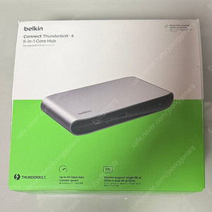벨킨 5in1 썬더볼트4 독 USB C타입 멀티허브 도킹스테이션 INC013qc
