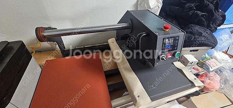 IT9400 전자동 듀얼 열프레스기 공압프레스 의류제작...--4