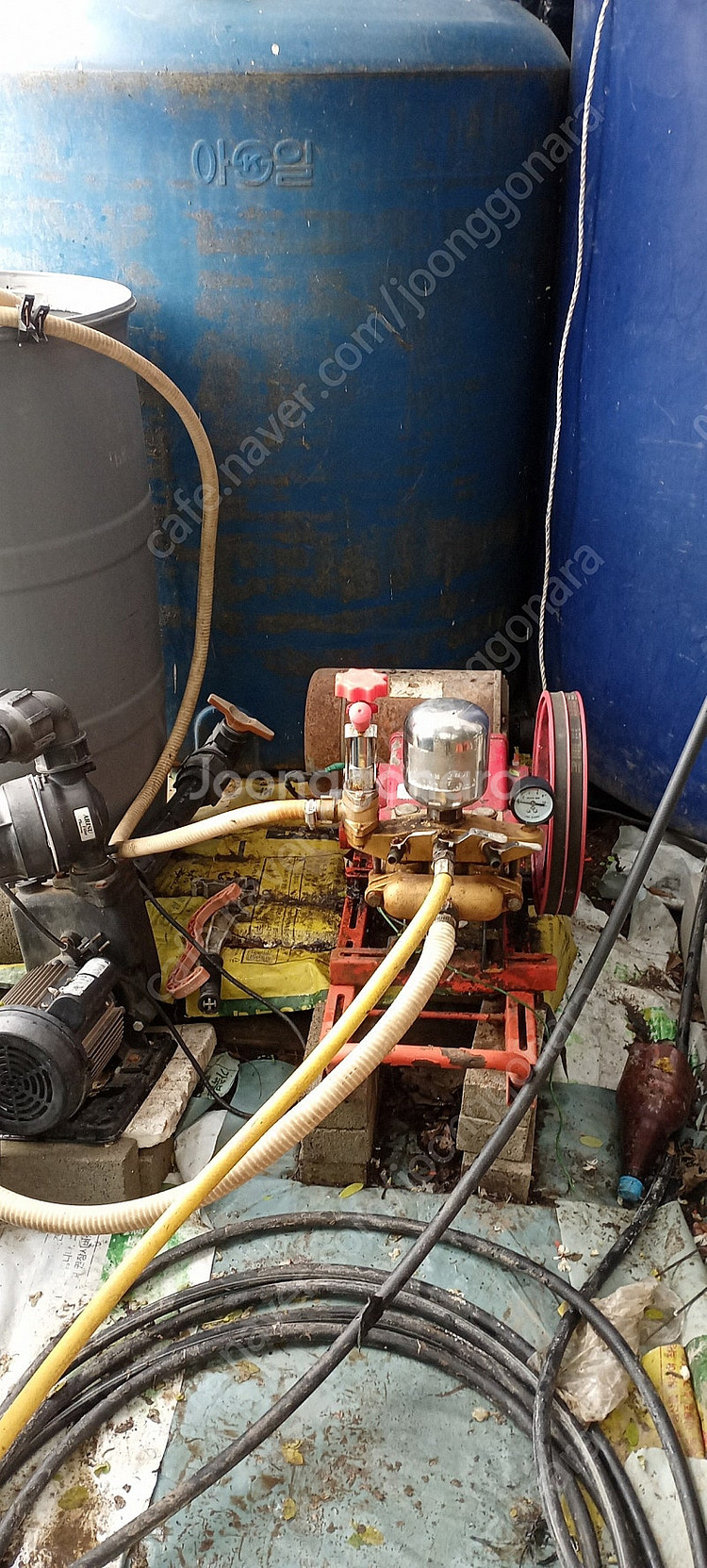 동력 한라고압분무기 80A 3kw 판매--0